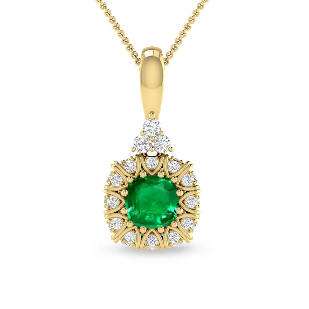 Yellow Gold - Emerald