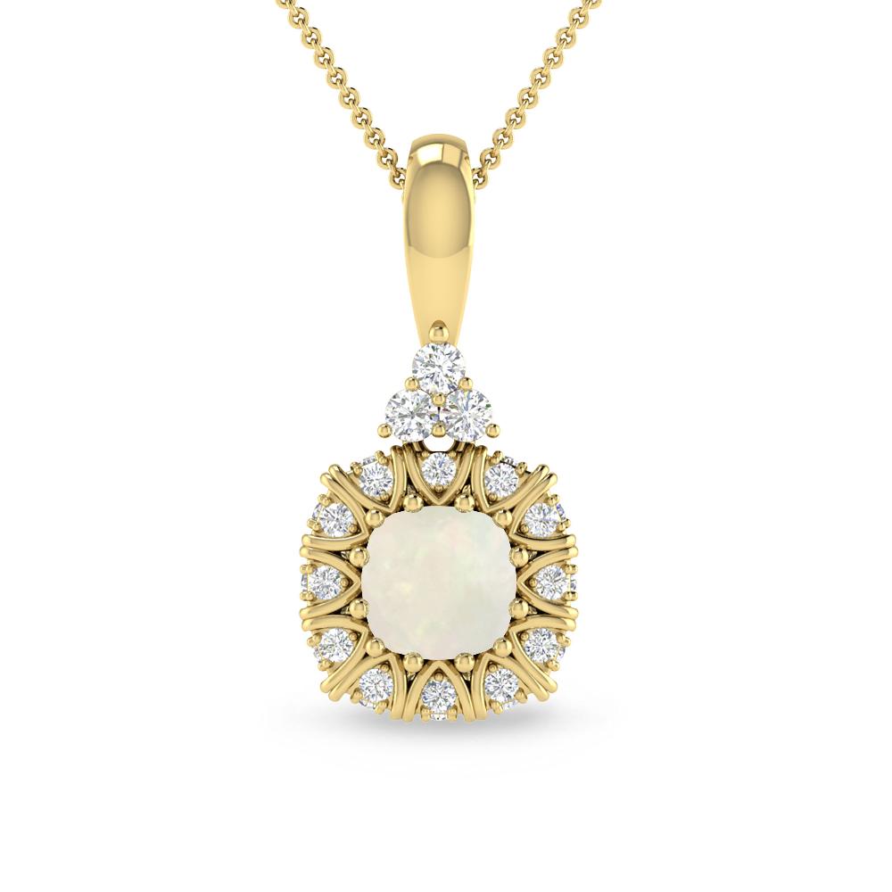 Yellow Gold - Opal