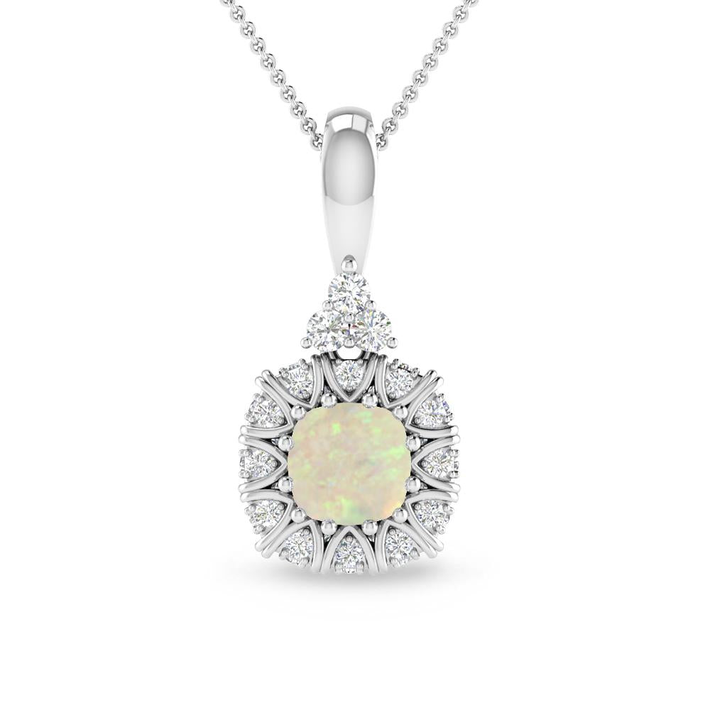 White Gold - Opal