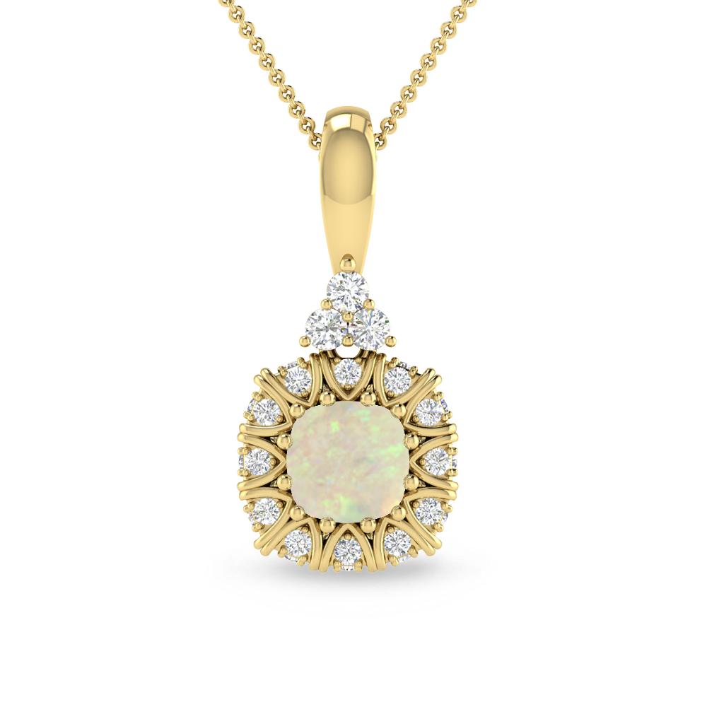 Yellow Gold - Opal