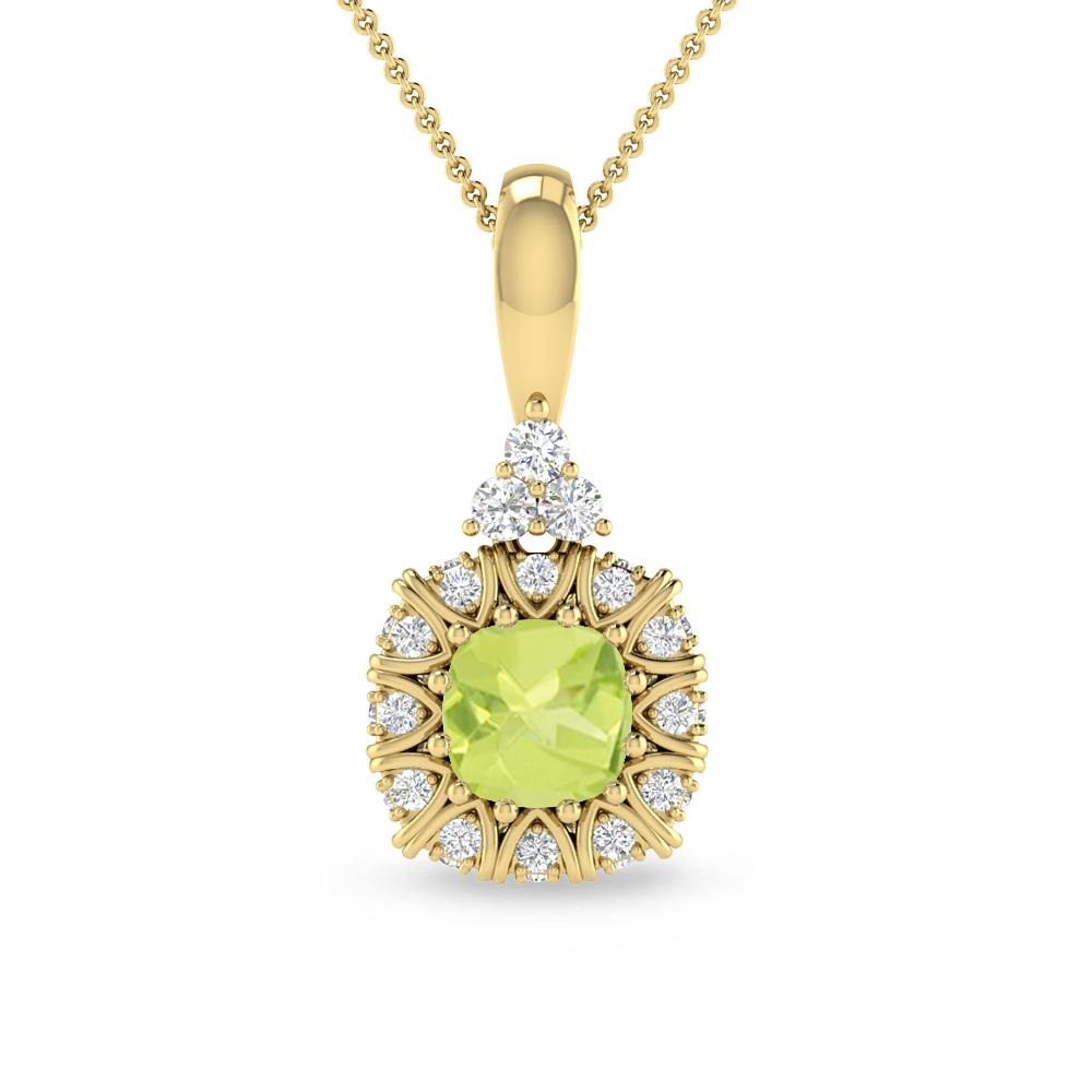 Yellow Gold - Peridot