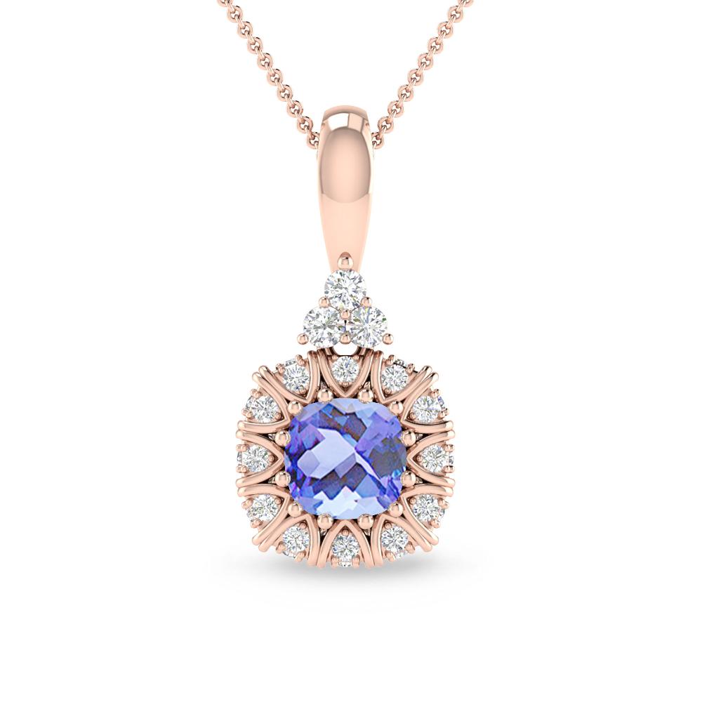 Rose Gold - Tanzanite