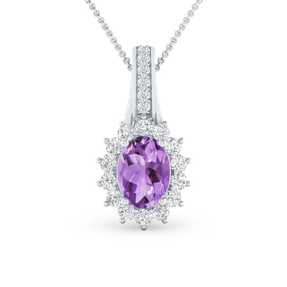 White Gold - Amethyst