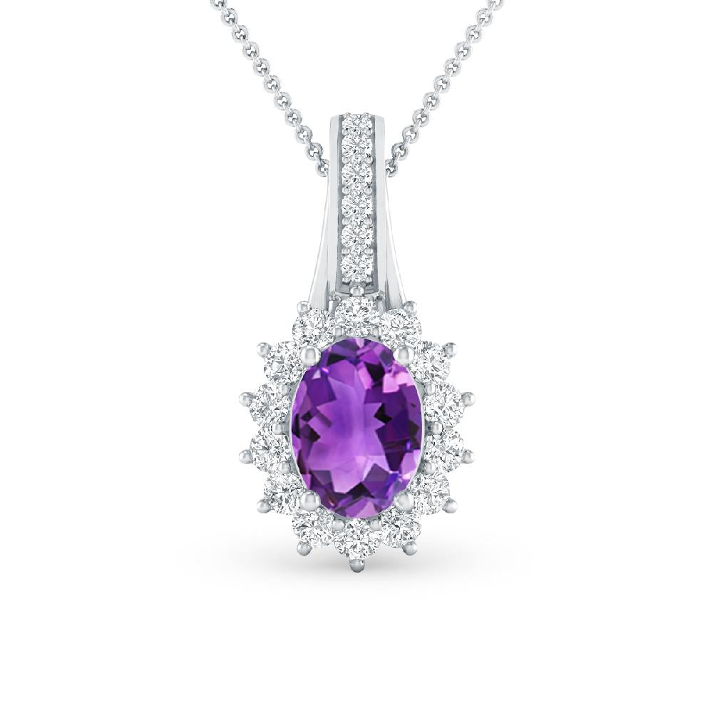 White Gold - Amethyst