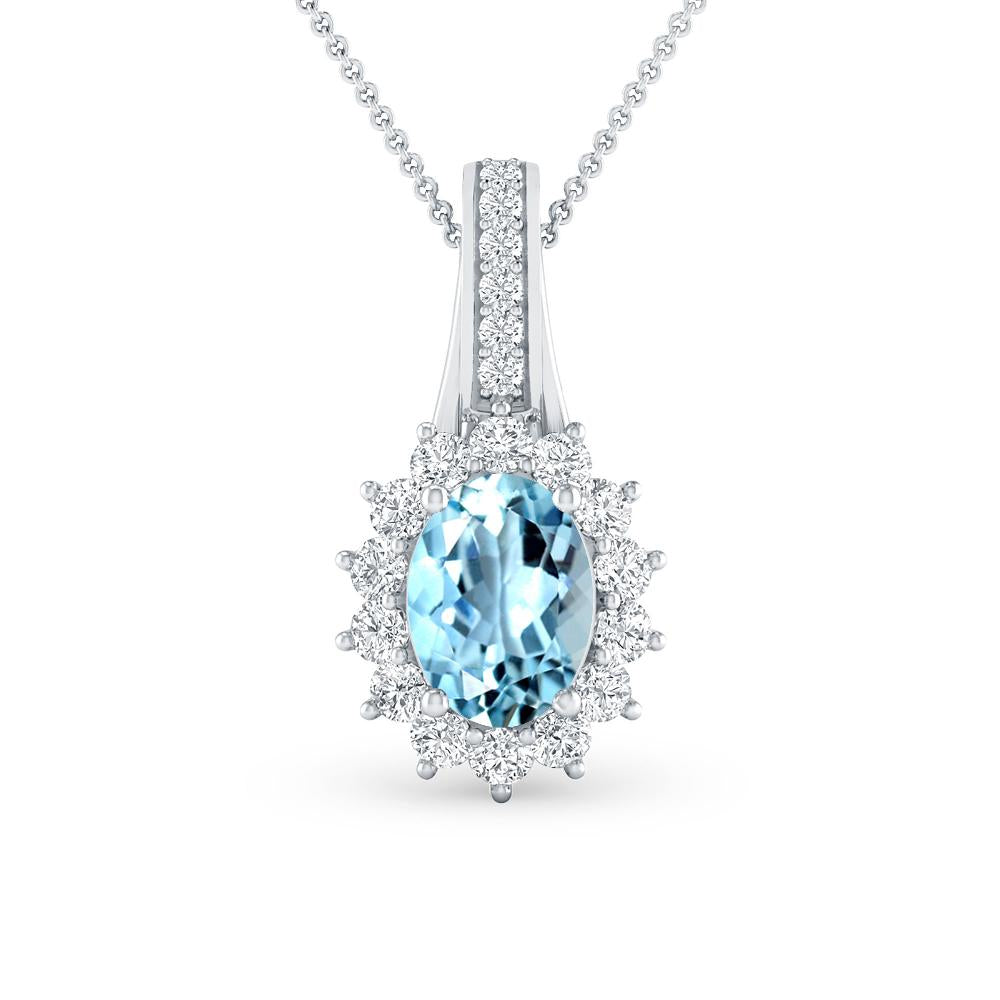 White Gold - Aquamarine