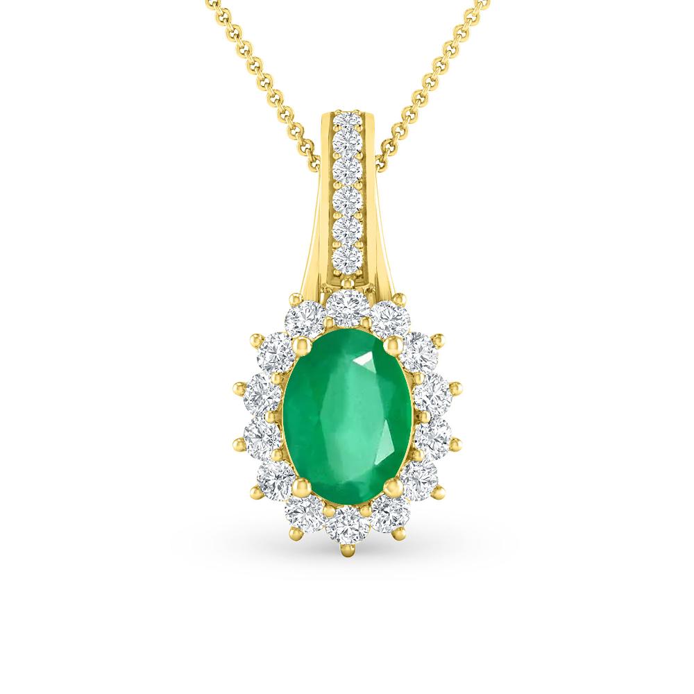 Yellow Gold - Emerald