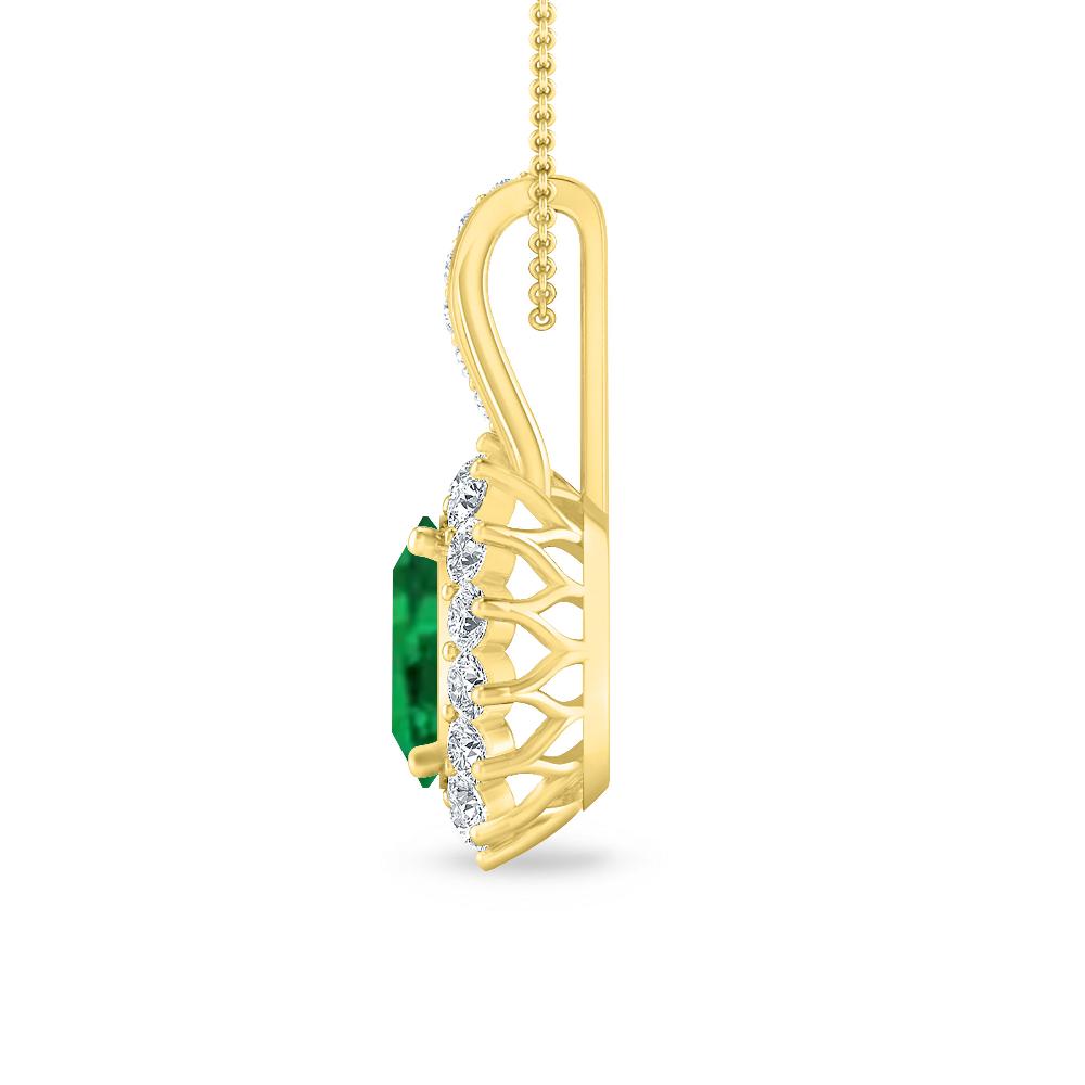 Yellow Gold - Emerald