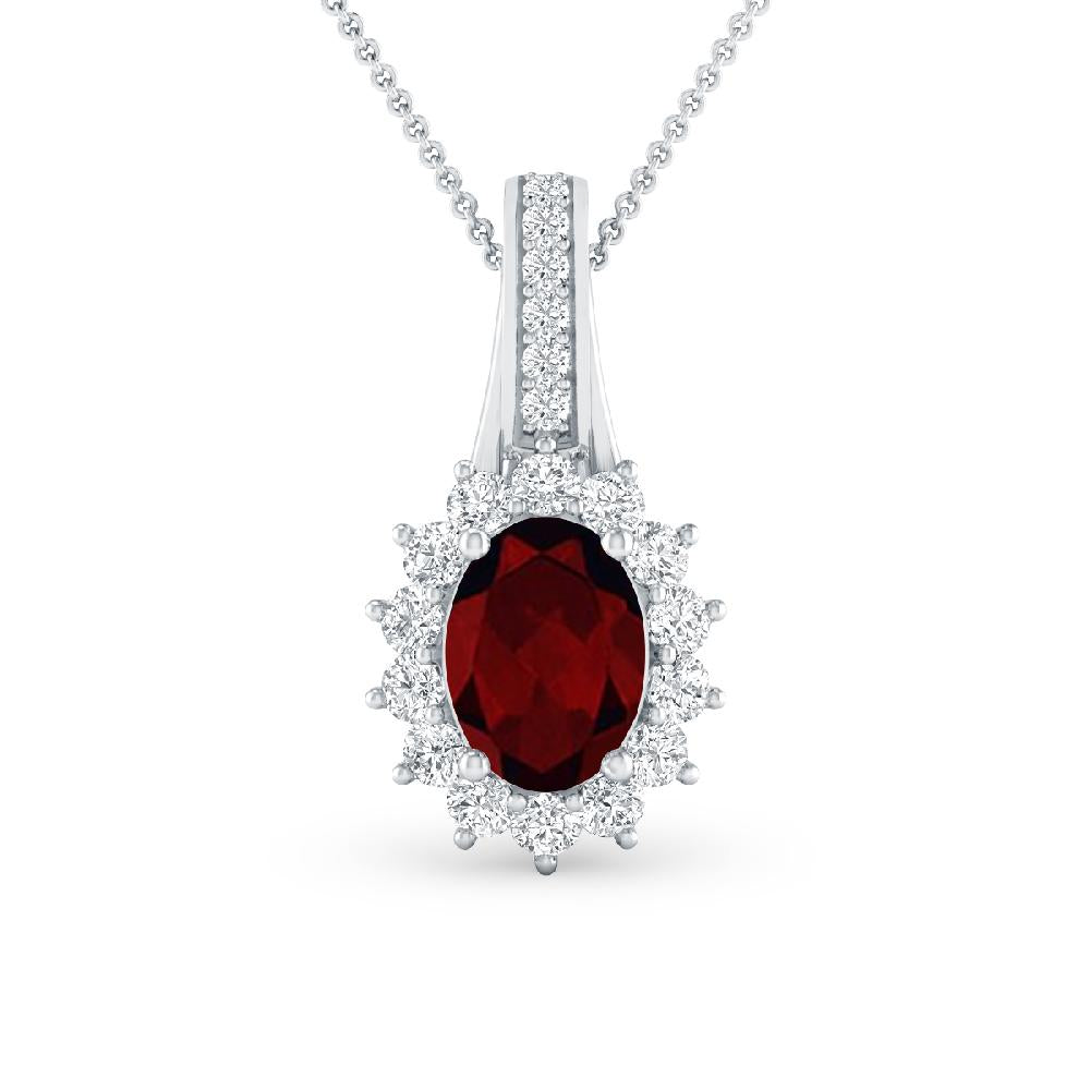 White Gold - Garnet