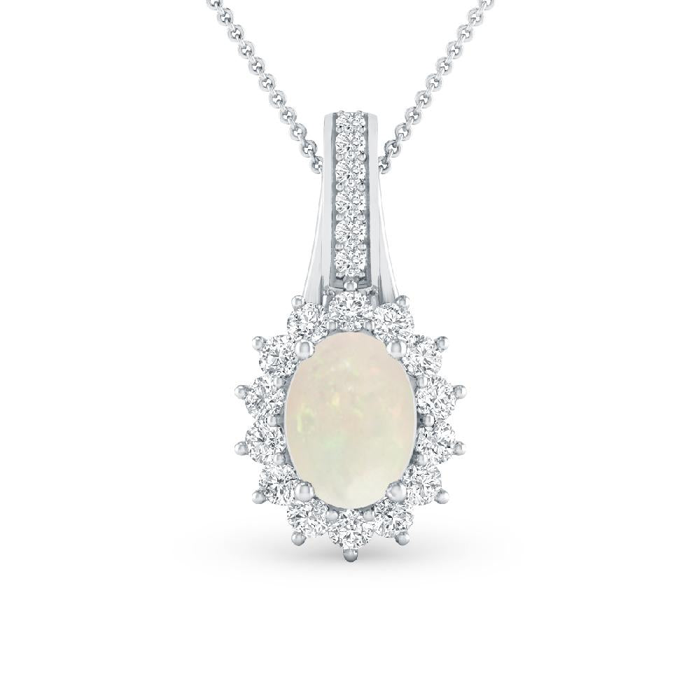 White Gold - Opal