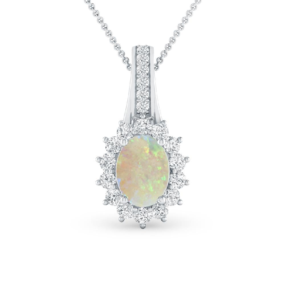 White Gold - Opal