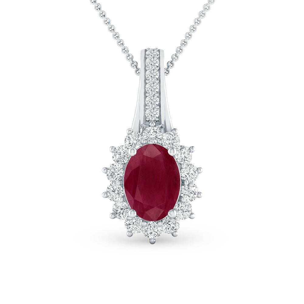 White Gold - Ruby