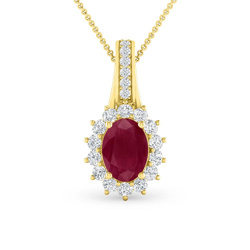 Yellow Gold - Ruby