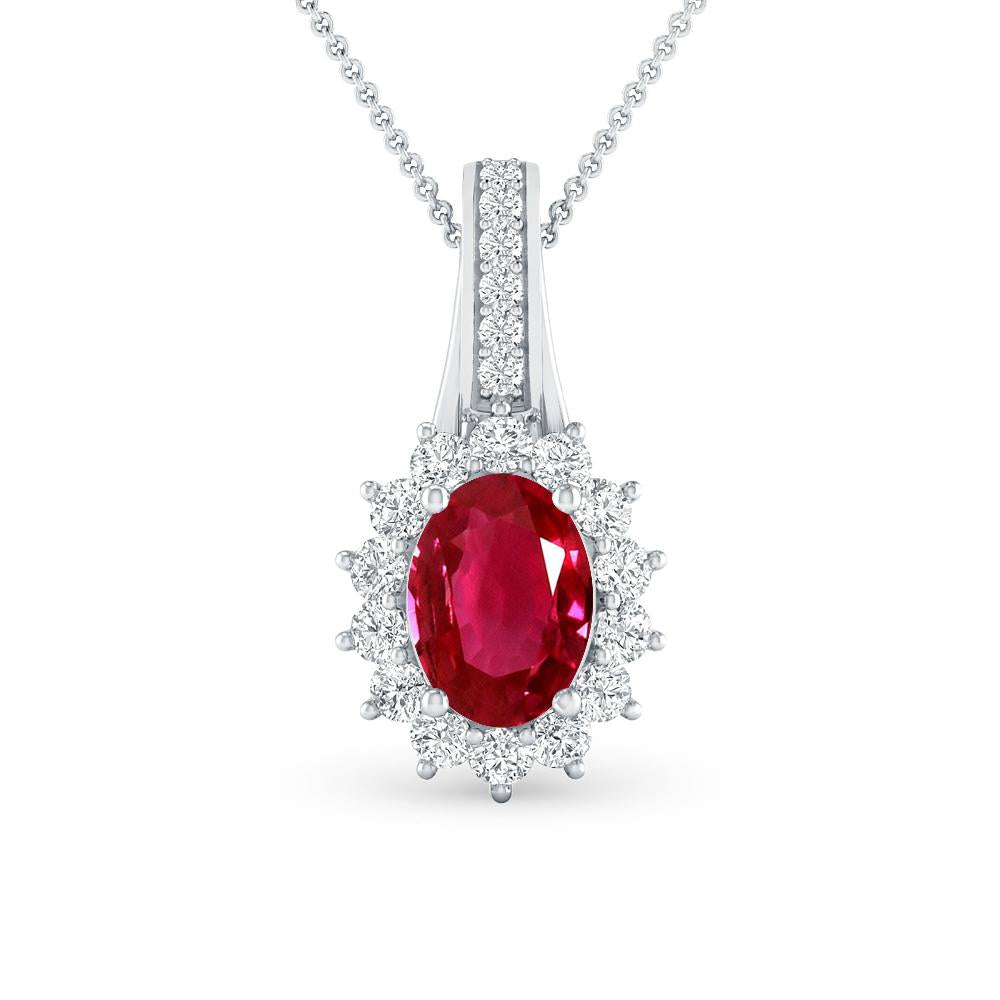 White Gold - Ruby