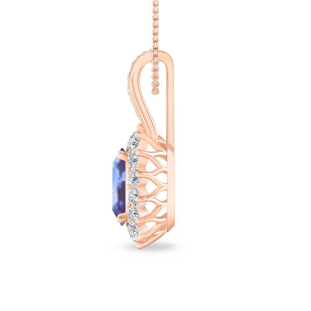 Rose Gold - Tanzanite