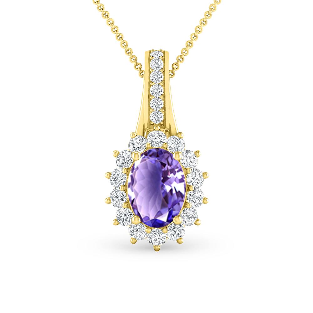 Yellow Gold - Tanzanite