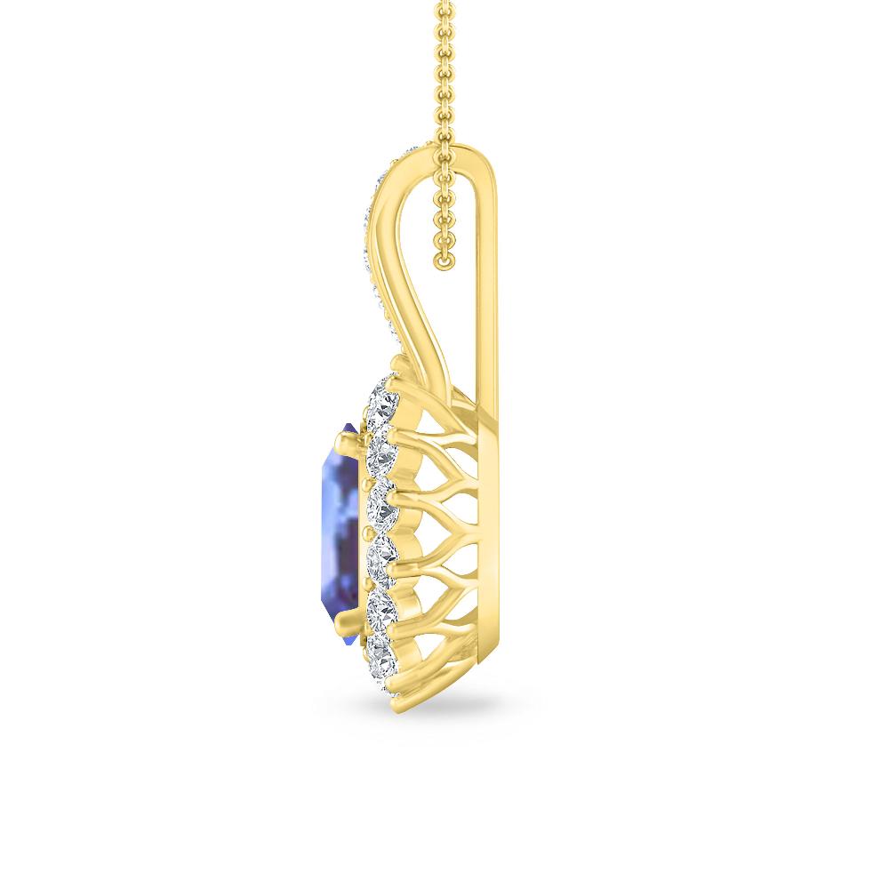 Yellow Gold - Tanzanite