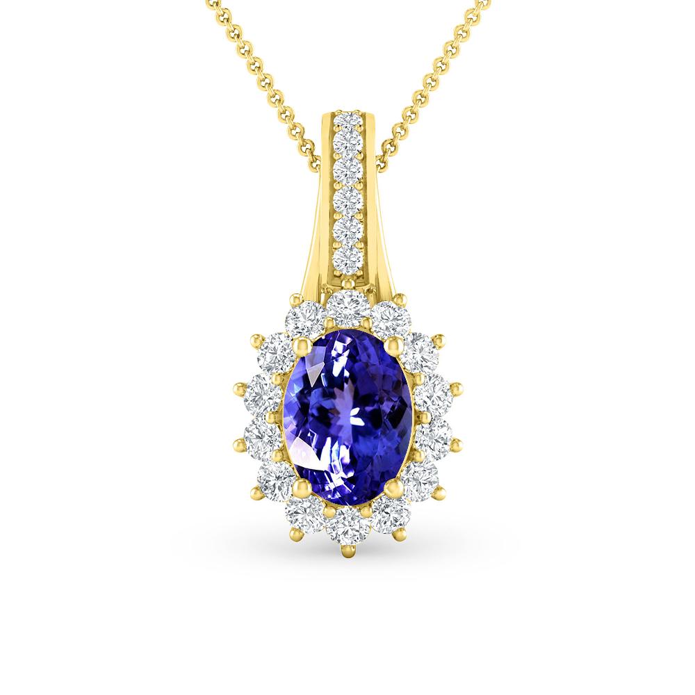 Yellow Gold - Tanzanite