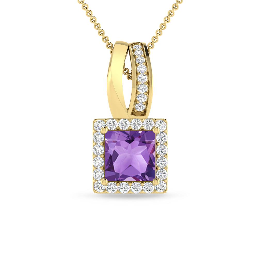 Yellow Gold - Amethyst