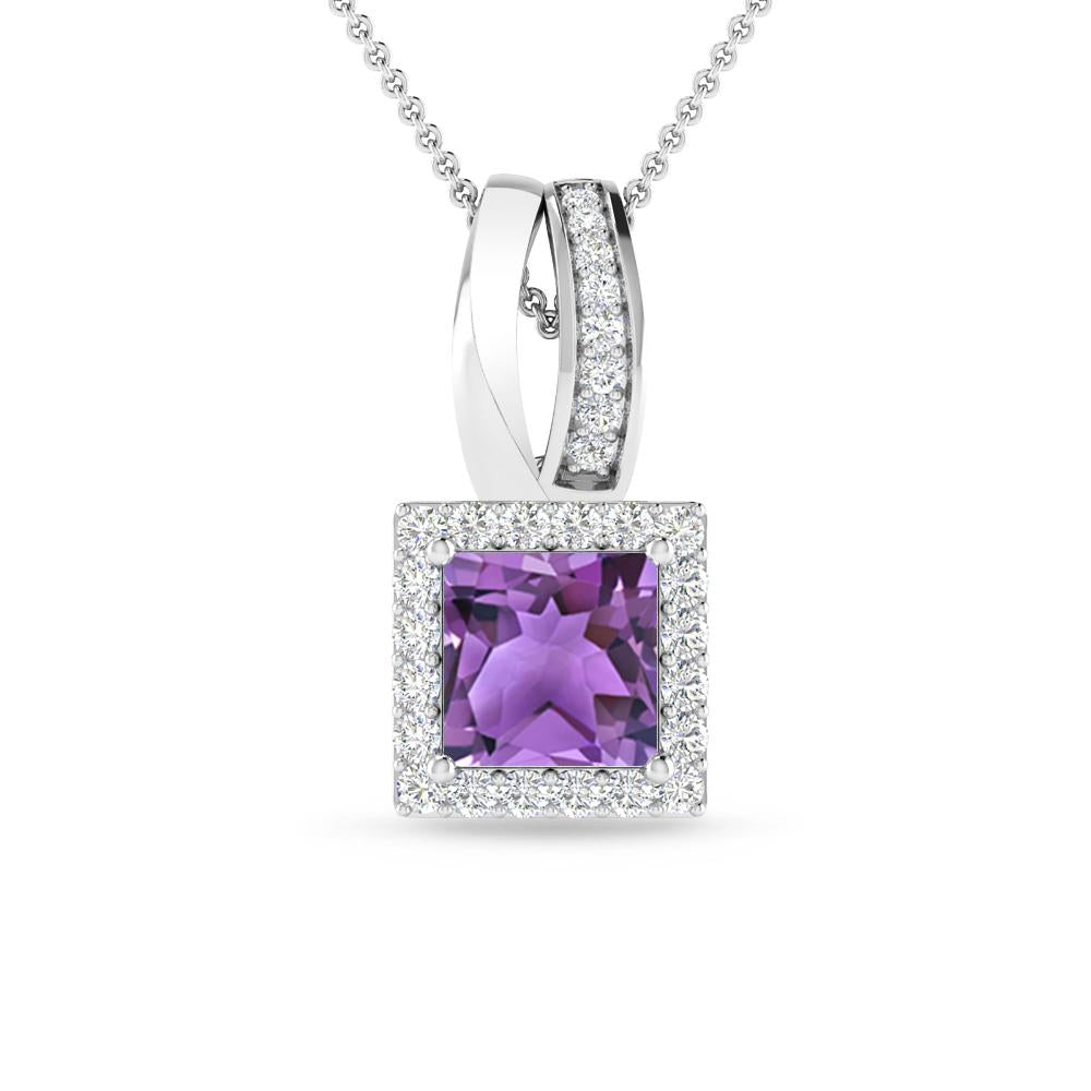 White Gold - Amethyst