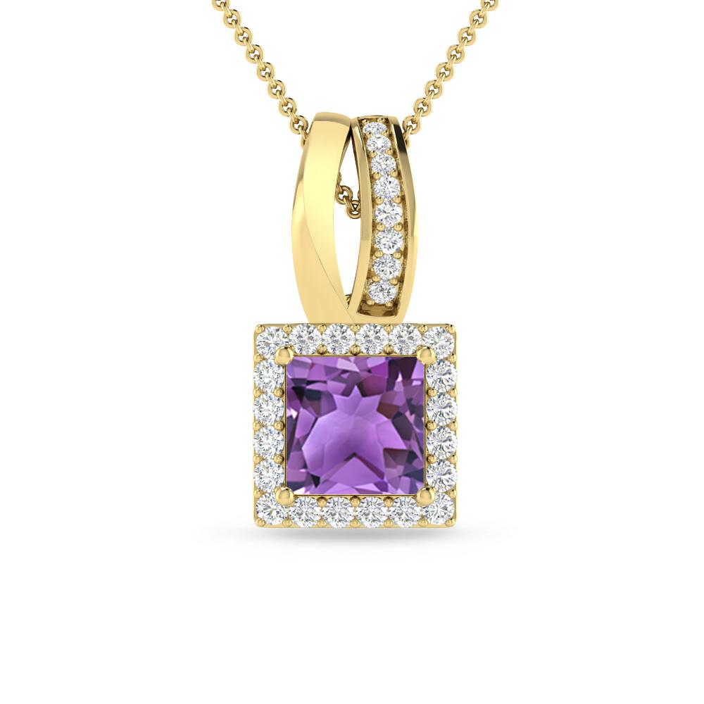 Yellow Gold - Amethyst