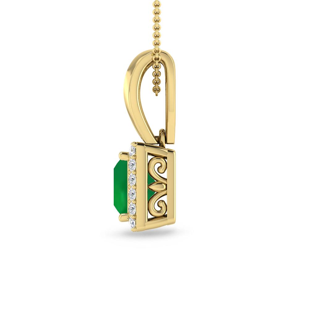 Yellow Gold - Emerald