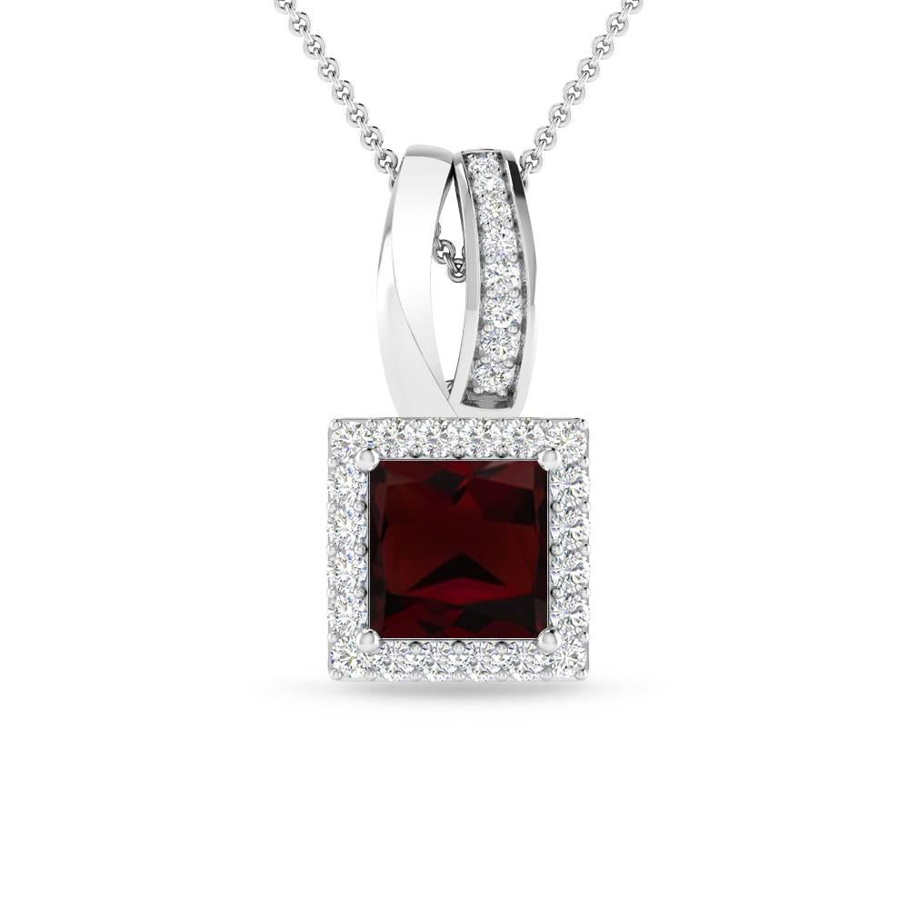 White Gold - Garnet