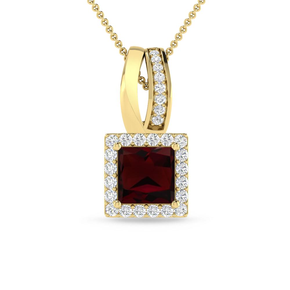 Yellow Gold - Garnet