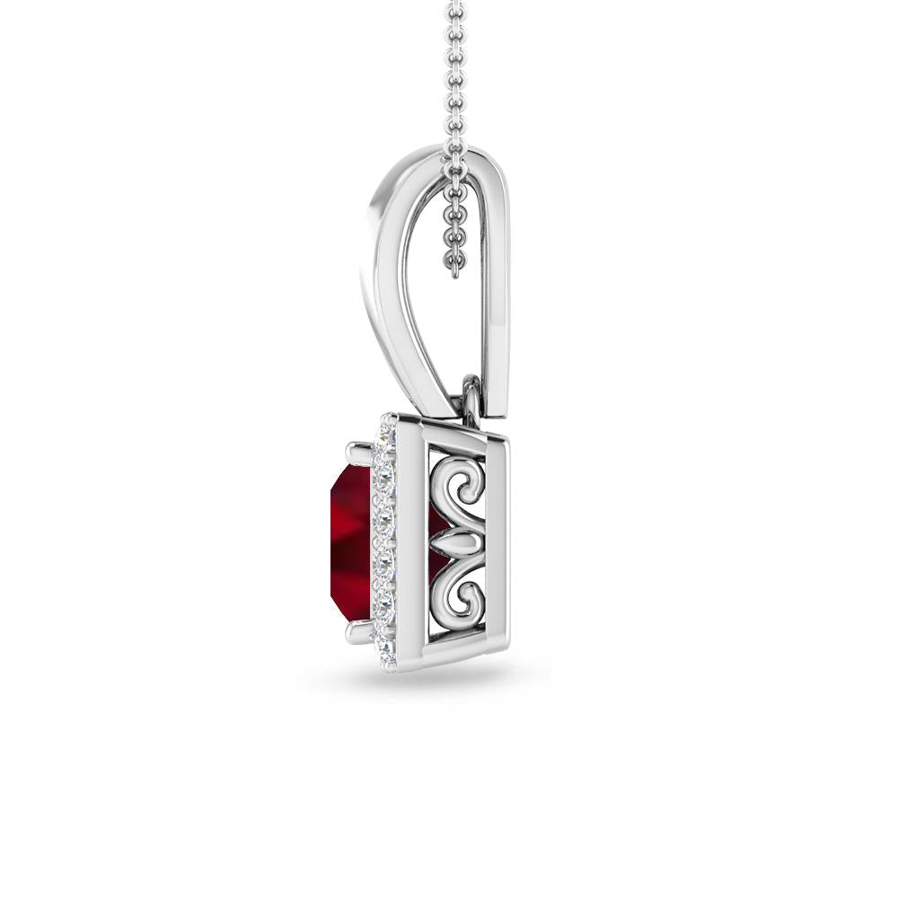 White Gold - Garnet