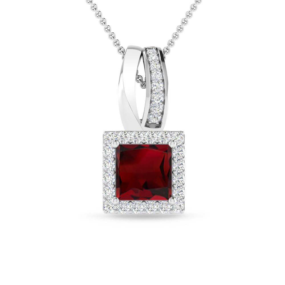 White Gold - Garnet