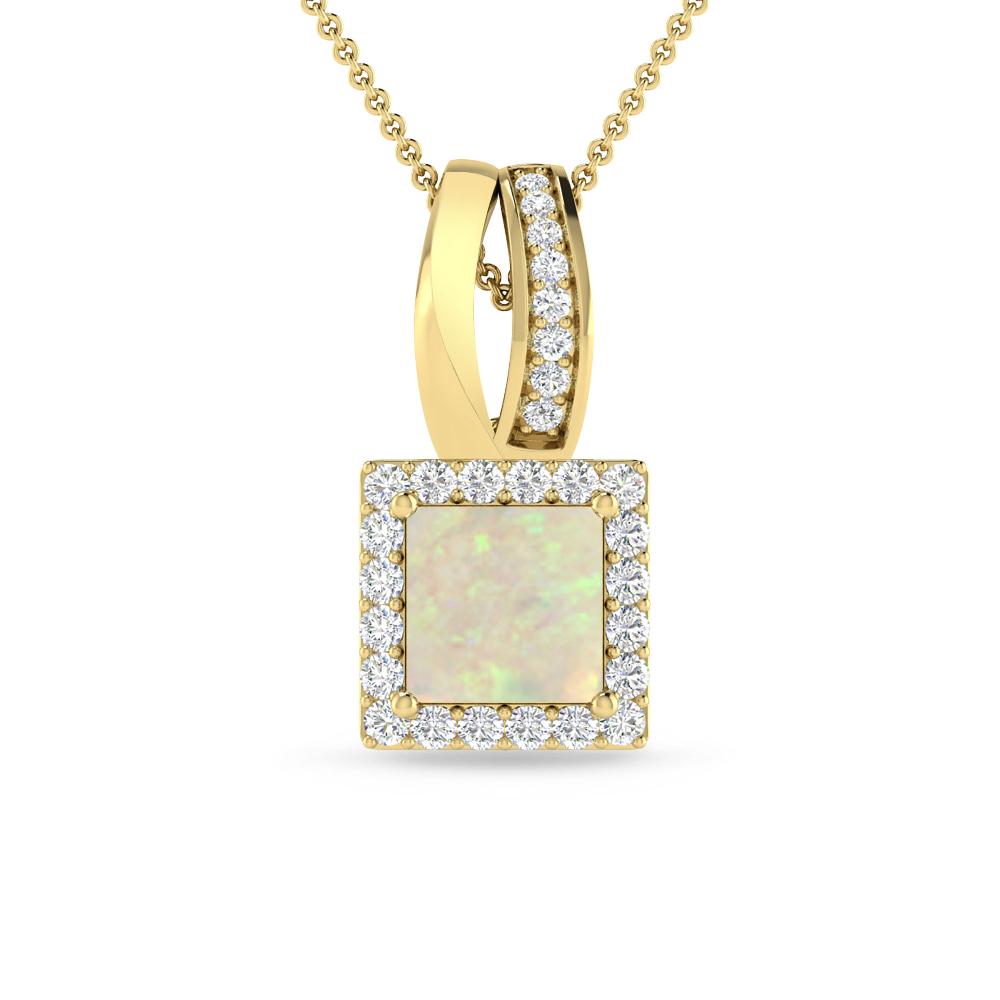 Yellow Gold - Opal