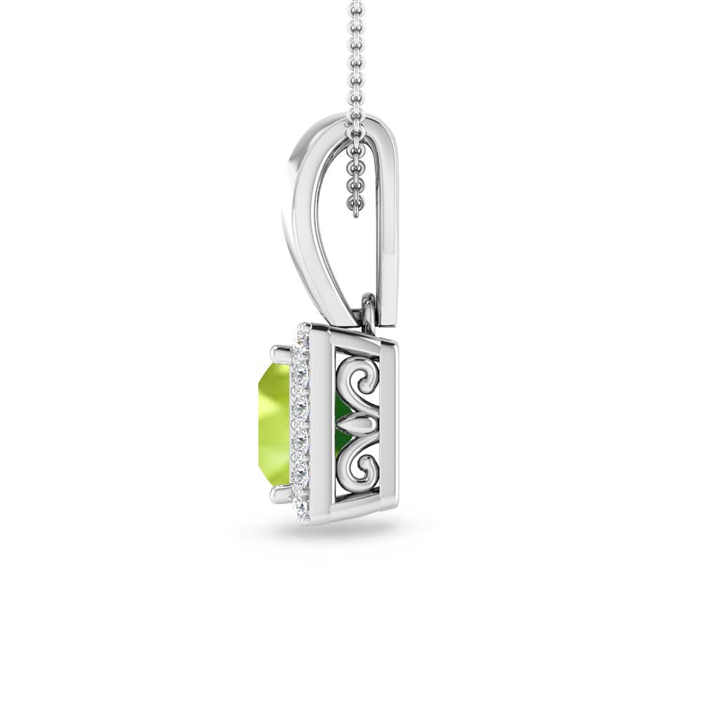 White Gold - Peridot