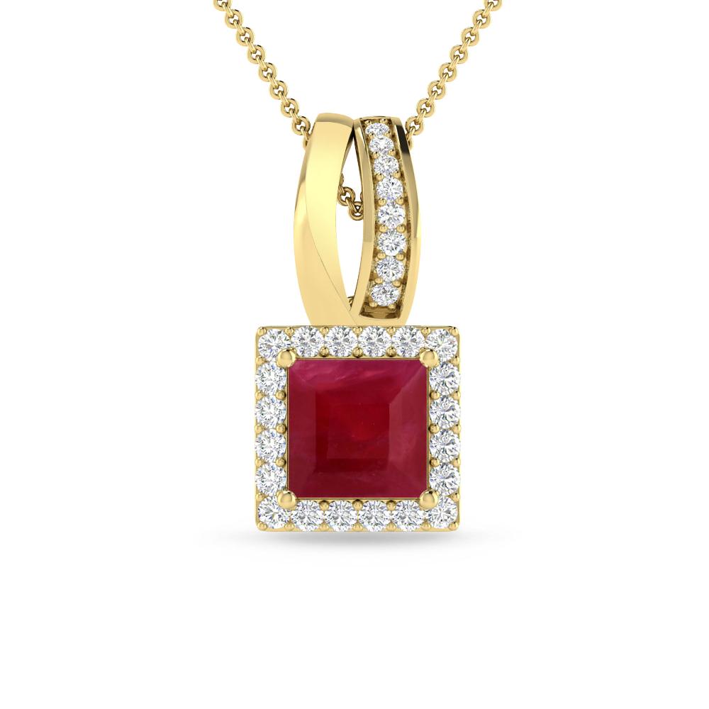 Yellow Gold - Ruby