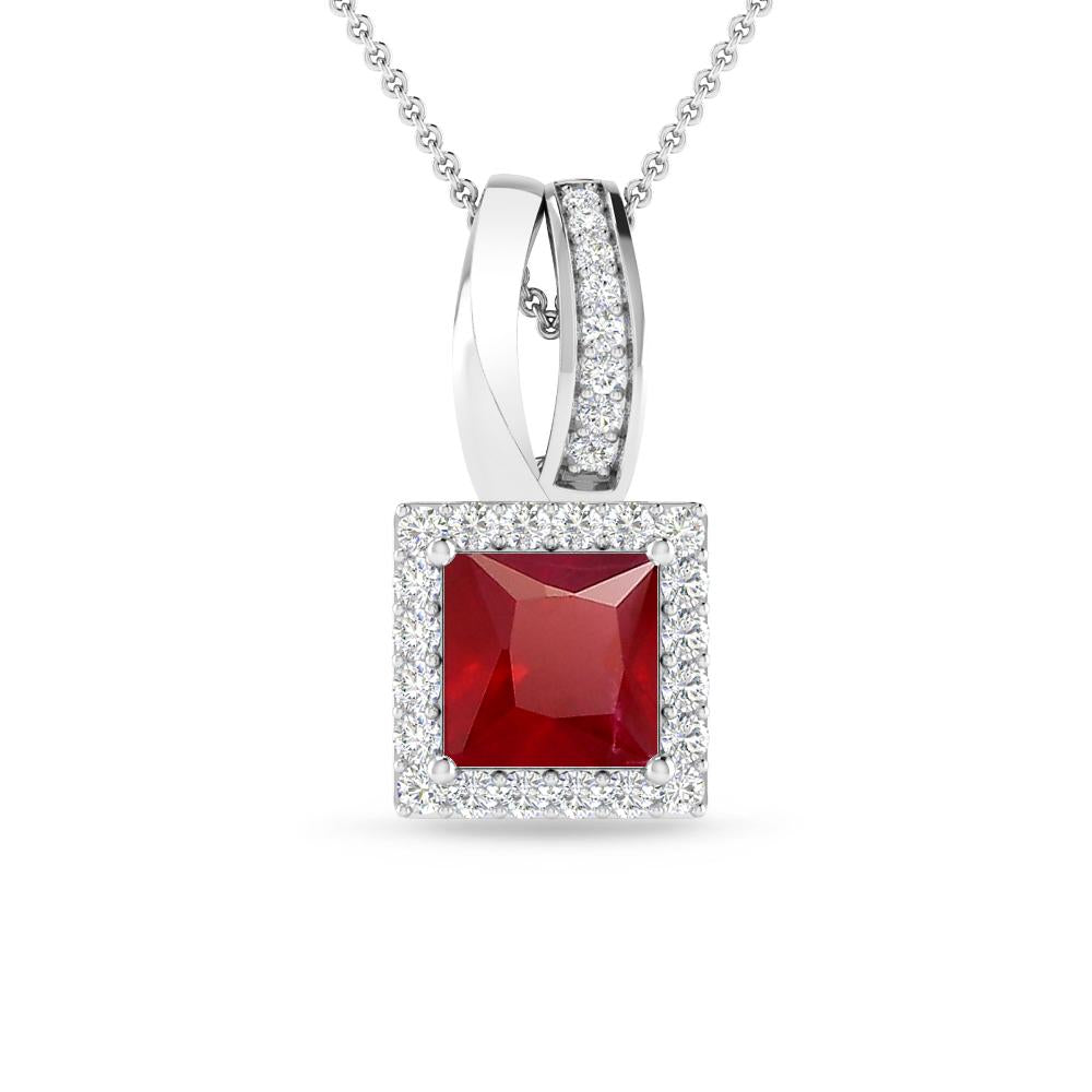 White Gold - Ruby