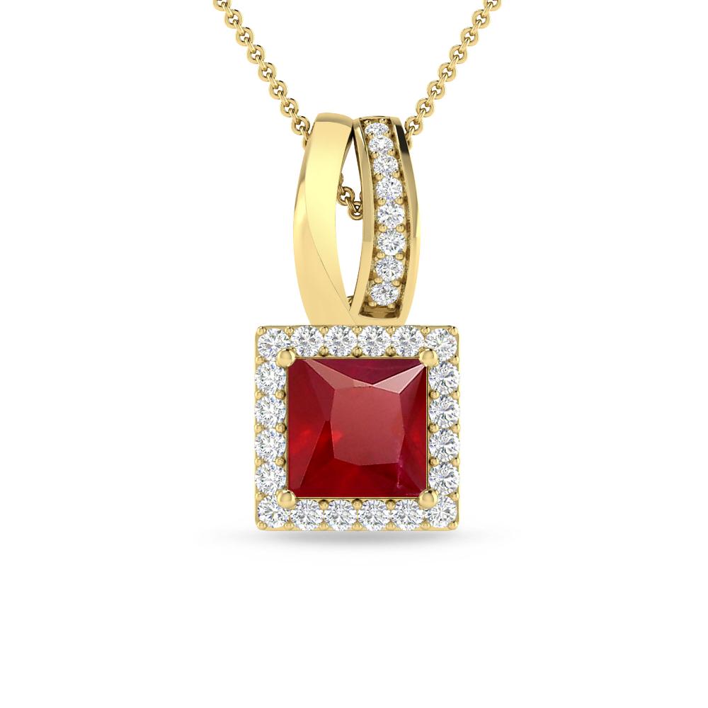 Yellow Gold - Ruby