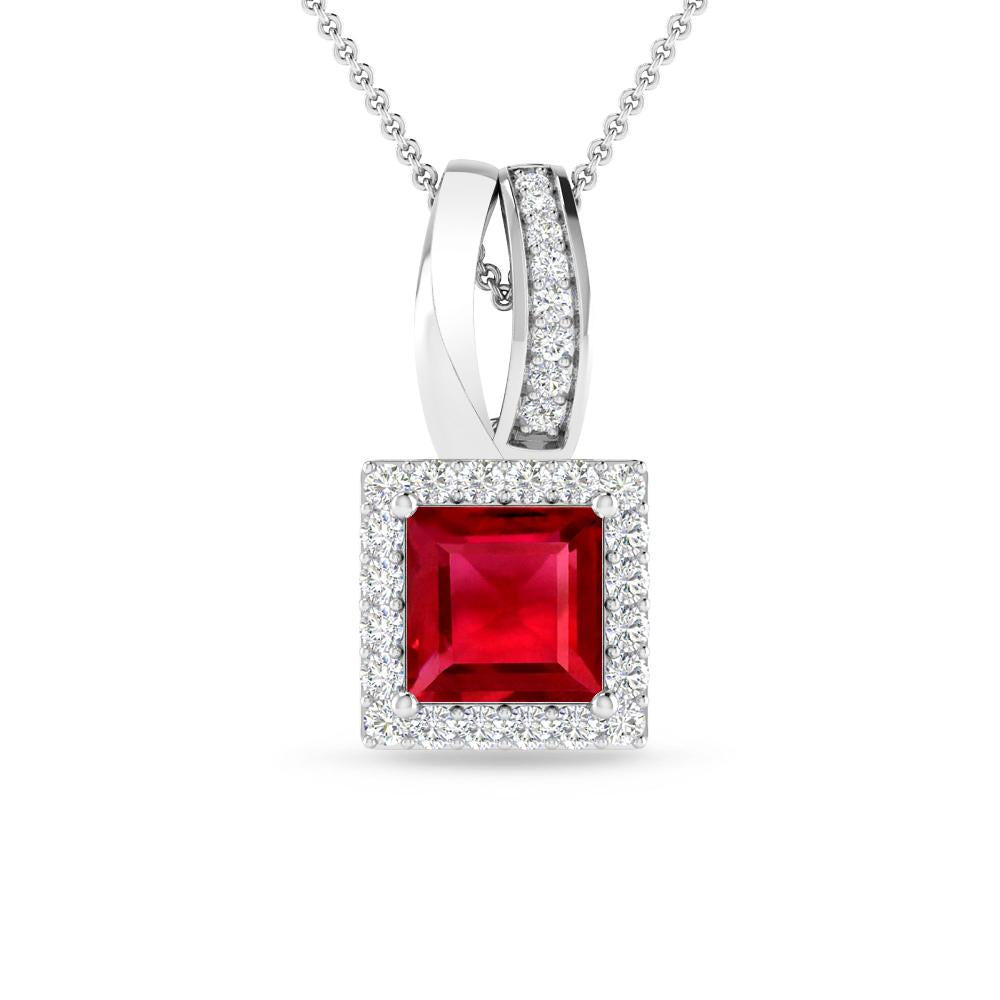 White Gold - Ruby