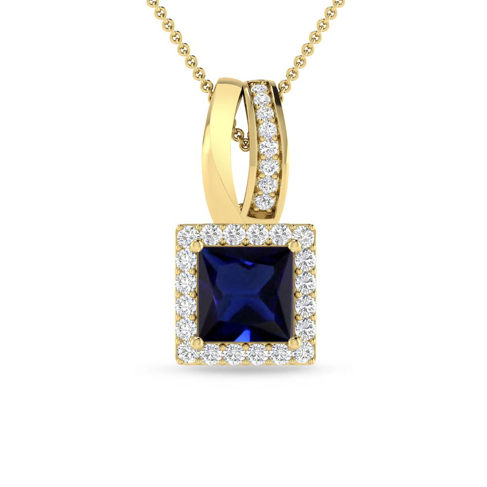 Yellow Gold - Sapphire