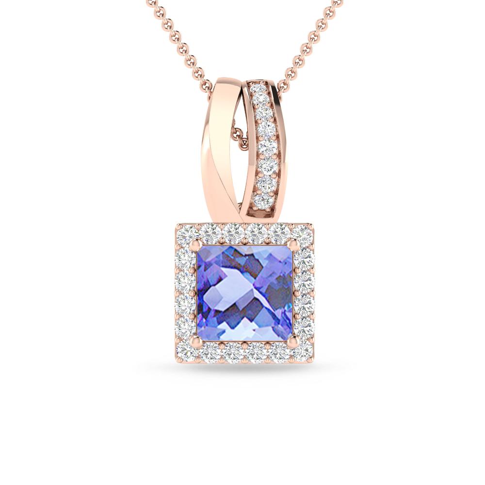 Rose Gold - Tanzanite