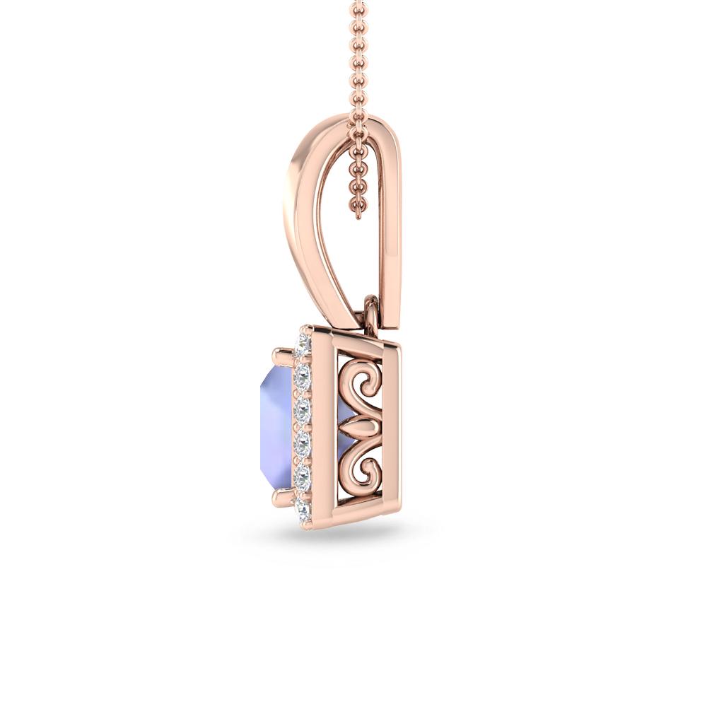 Rose Gold - Tanzanite