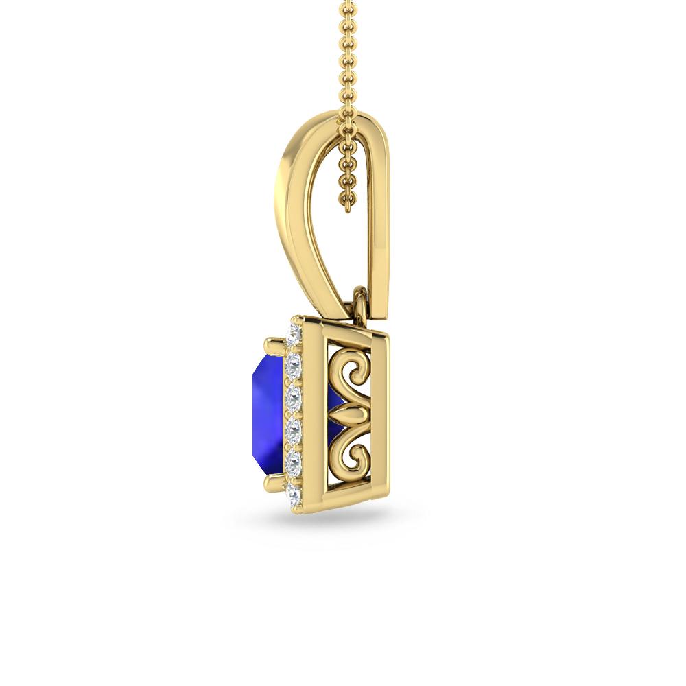 Yellow Gold - Tanzanite