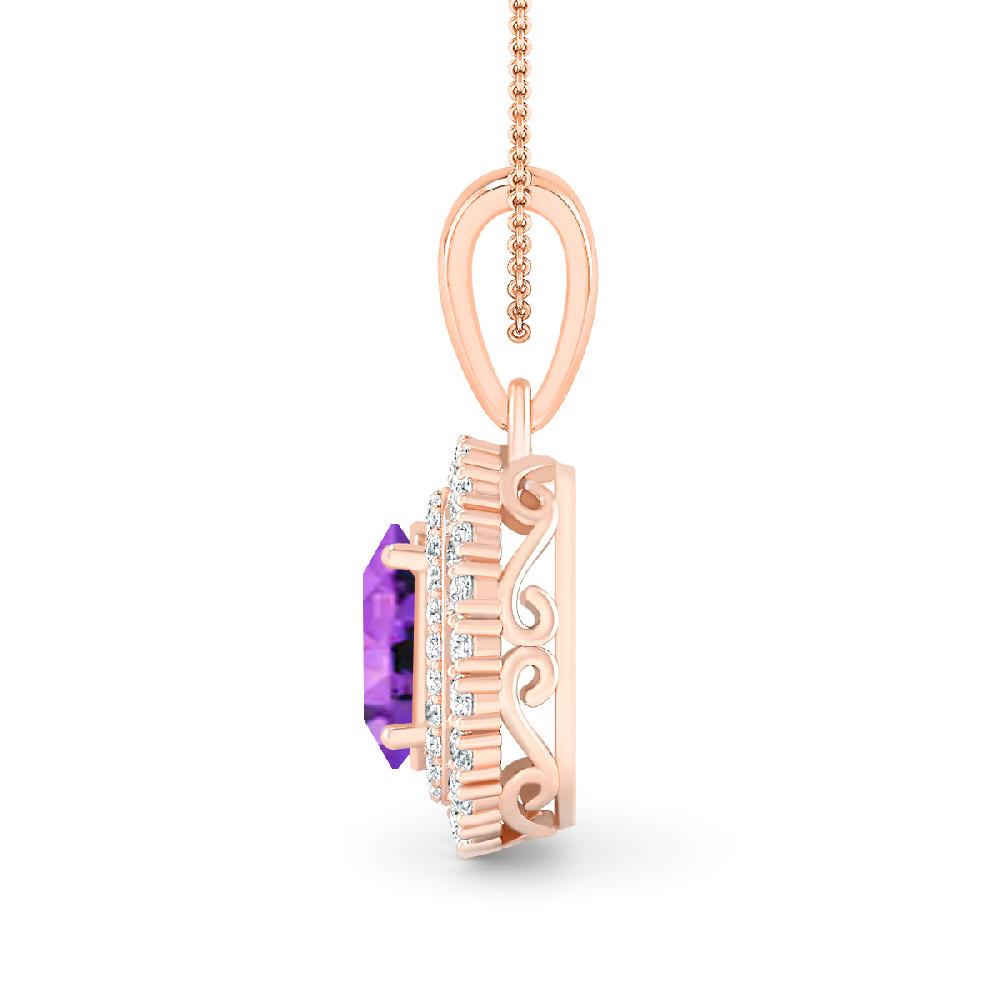 Rose Gold - Amethyst