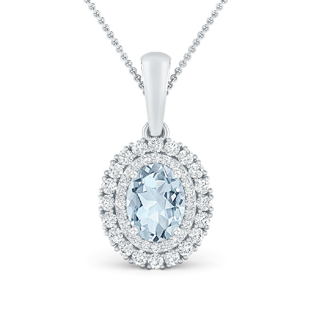 White Gold - Aquamarine