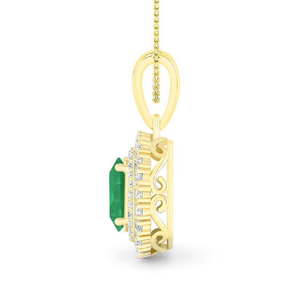 Yellow Gold - Emerald