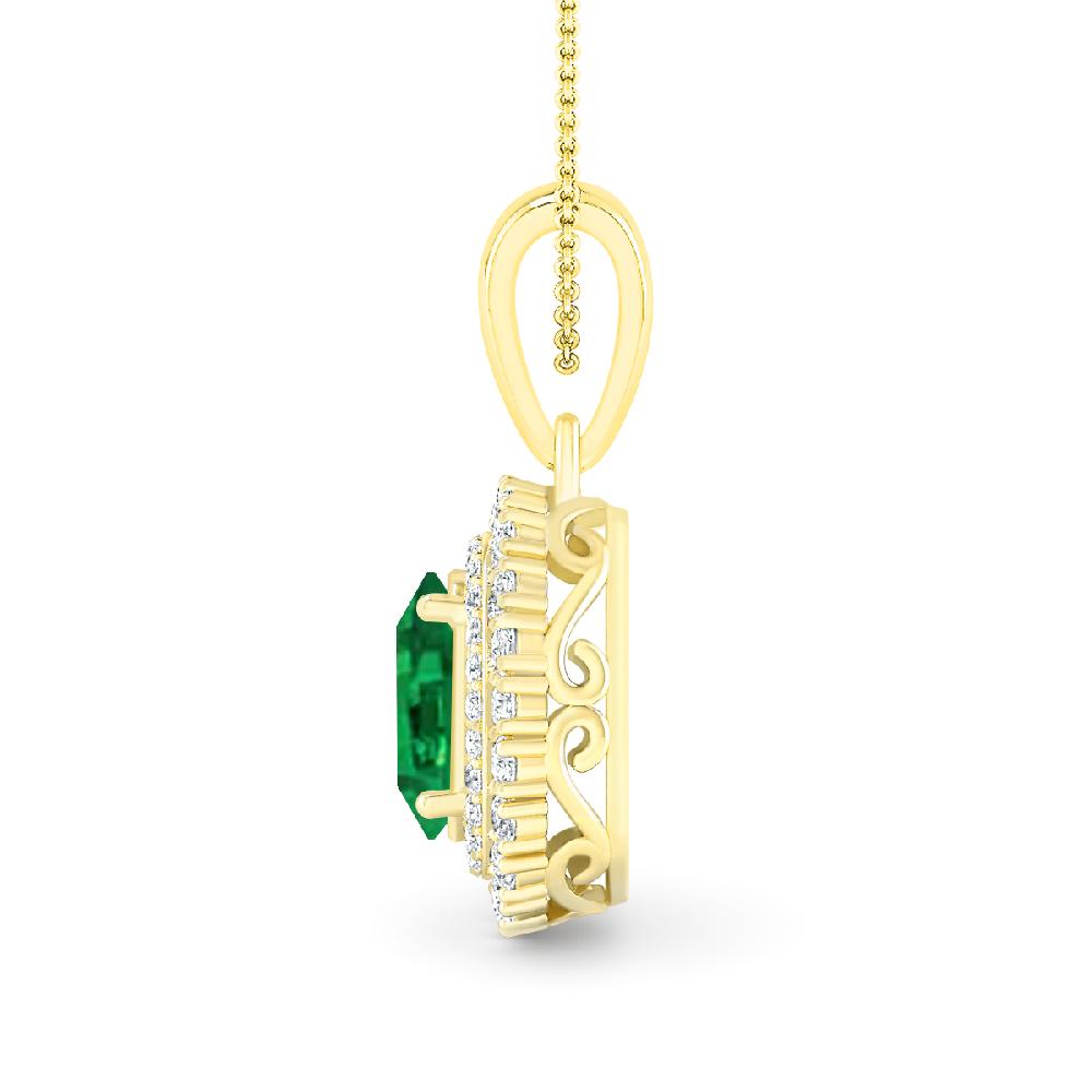 Yellow Gold - Emerald