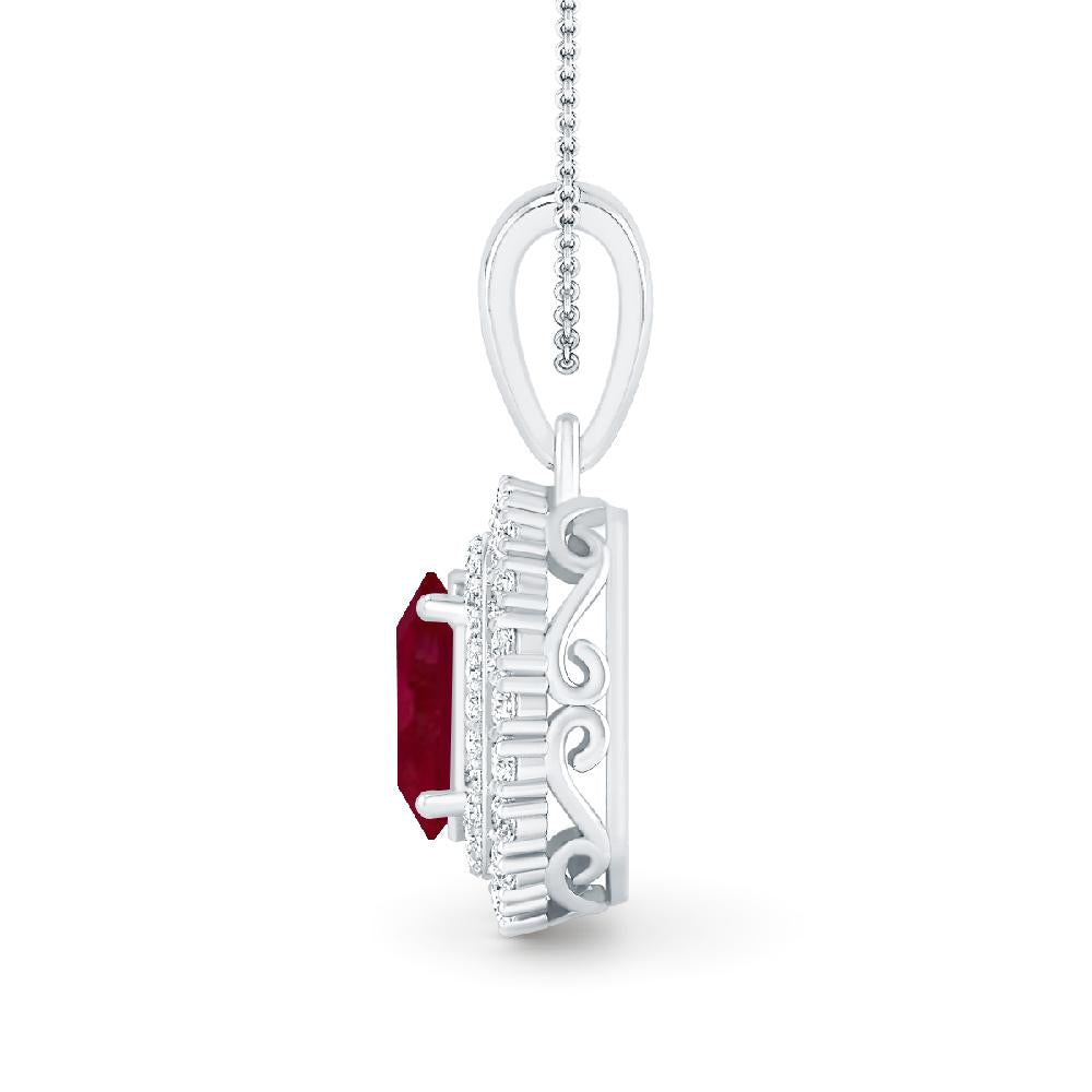 White Gold - Garnet