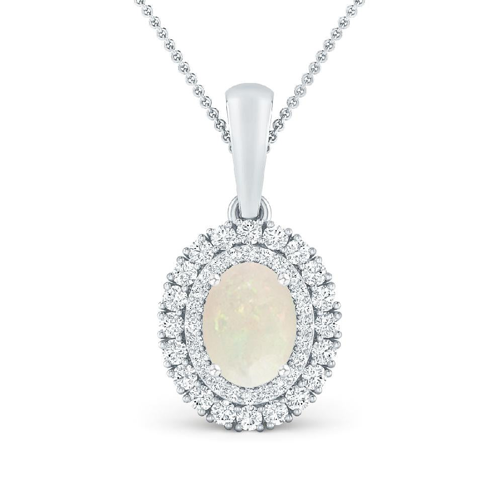 White Gold - Opal