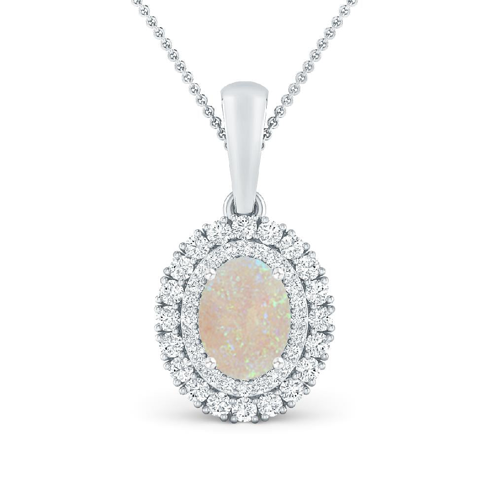 White Gold - Opal