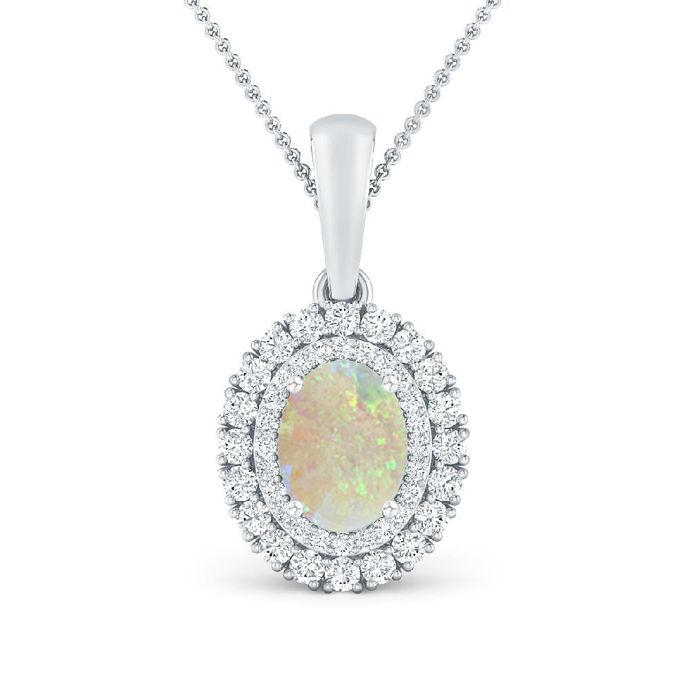 White Gold - Opal