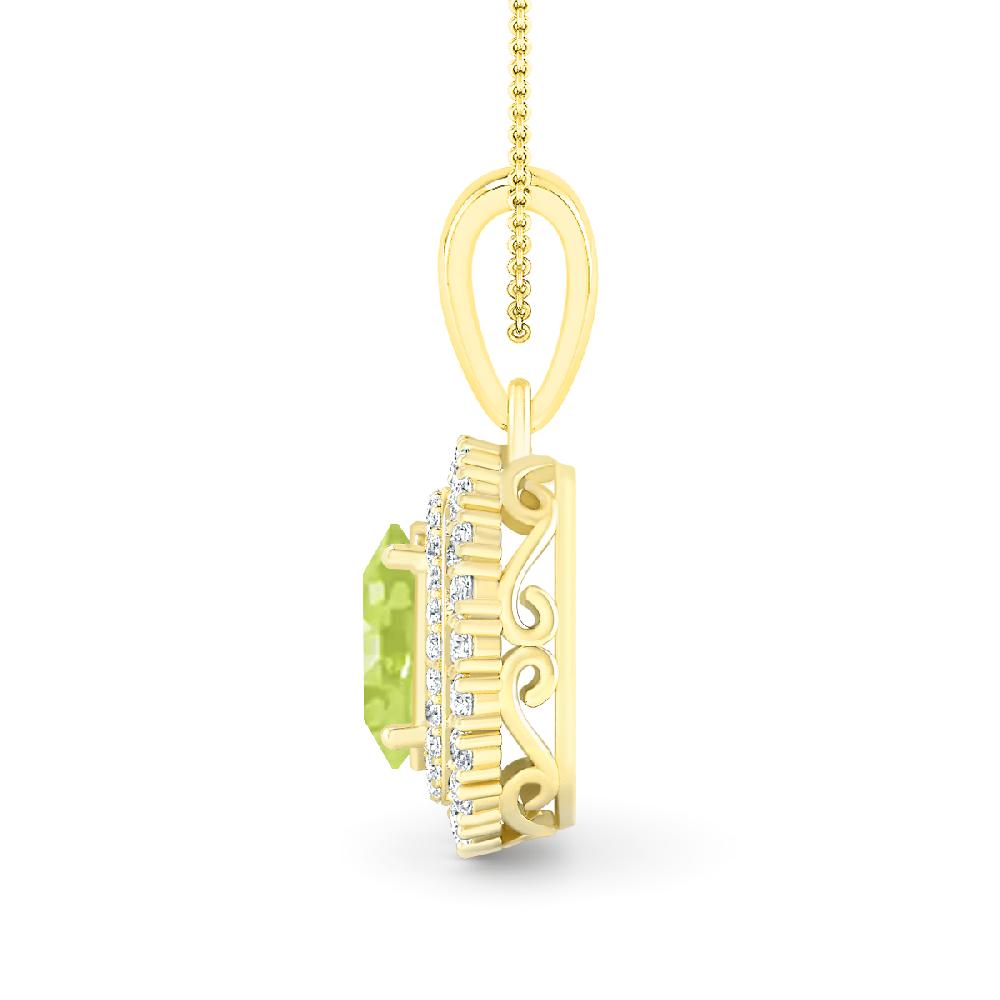 Yellow Gold - Peridot