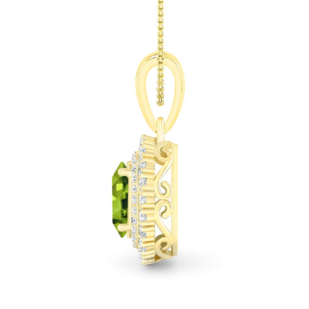 Yellow Gold - Peridot