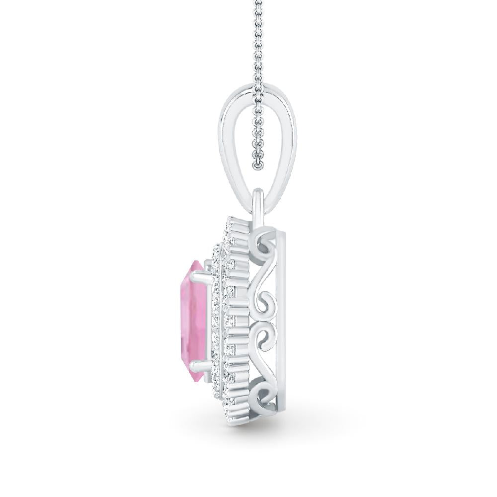 White Gold - Pink Tourmaline